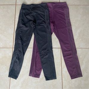 2 pairs Pink sport leggings size S
